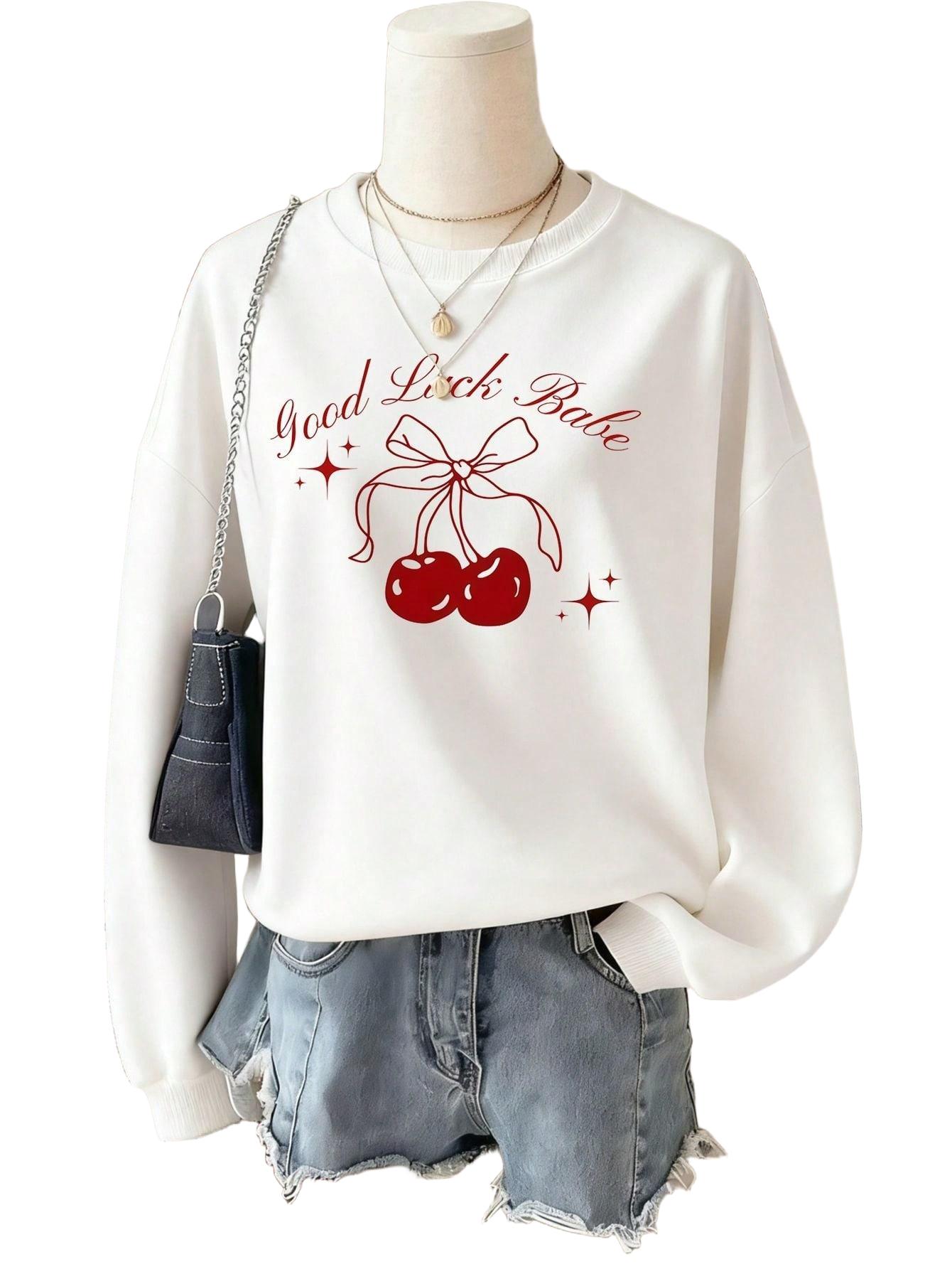 BLUZA Z NADRUKIEM 