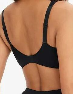 BIUSTONOSZ PÓŁUSZTYWNIANY CZARNY 