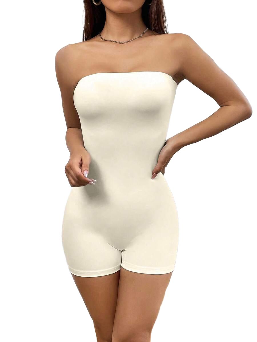 KOMBINEZON DAMSKI TYPU BANDEAU