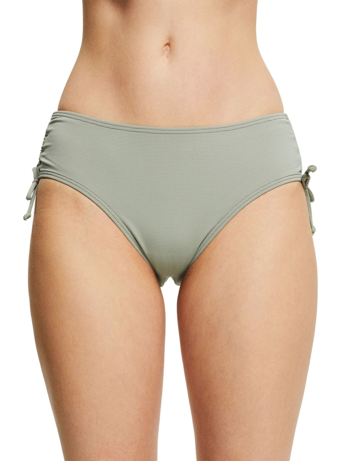 zielony dół od bikini marszczenie