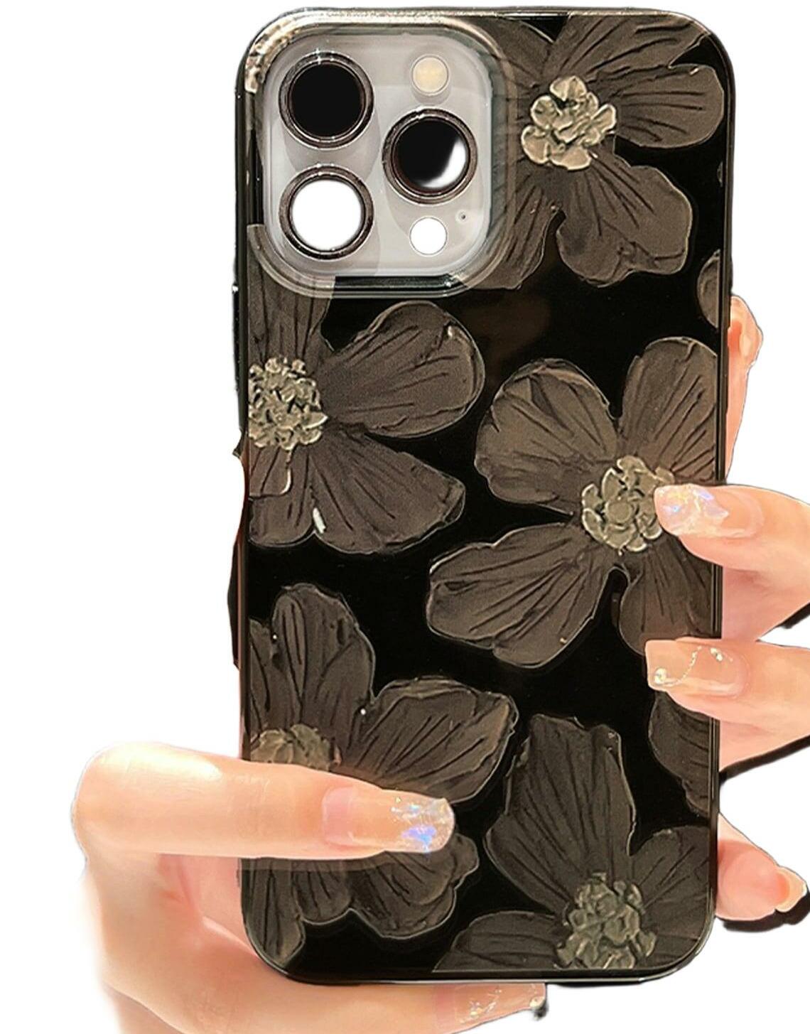 etui na telefon wzór kwiaty iPhone 17