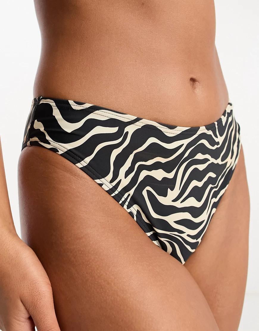 DÓŁ OD BIKINI ZEBRA PRINT