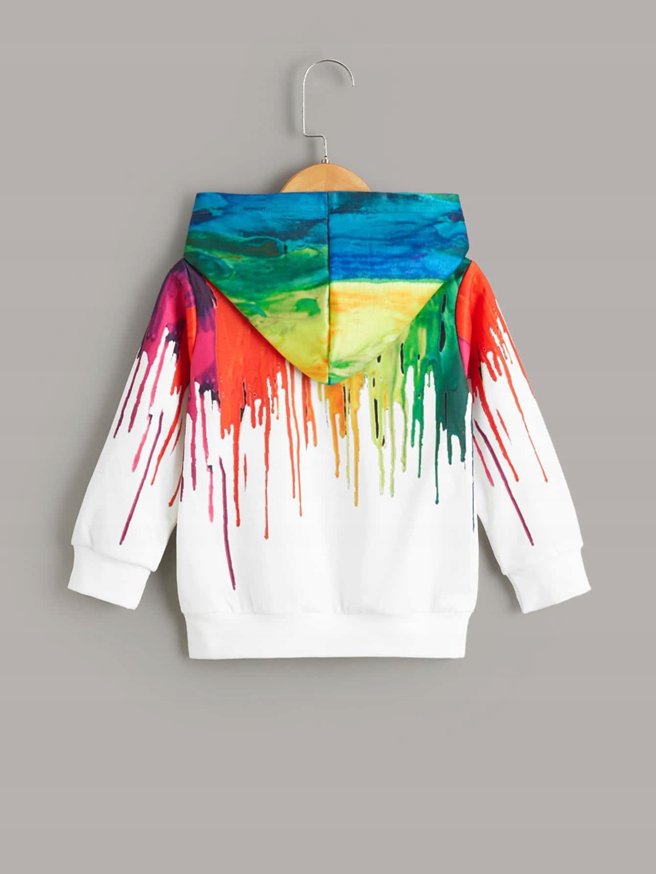 bluza z kapturem wzór 