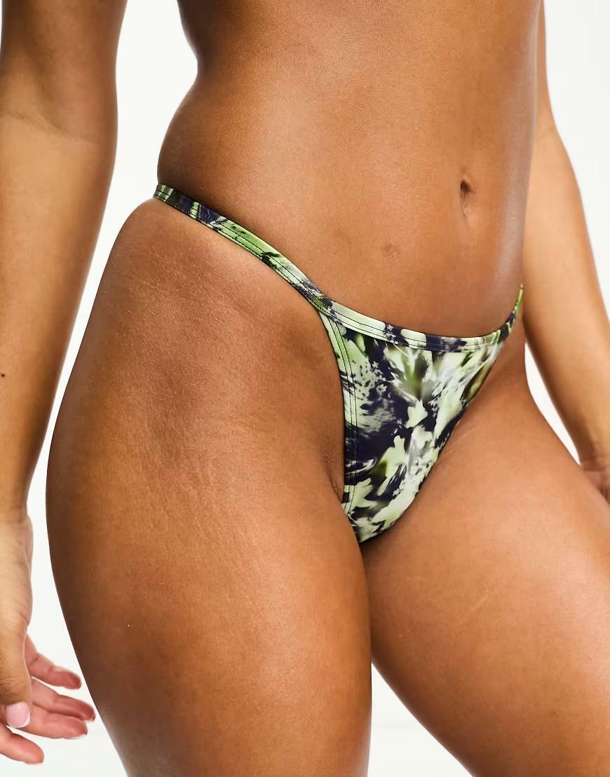 dół od bikini print