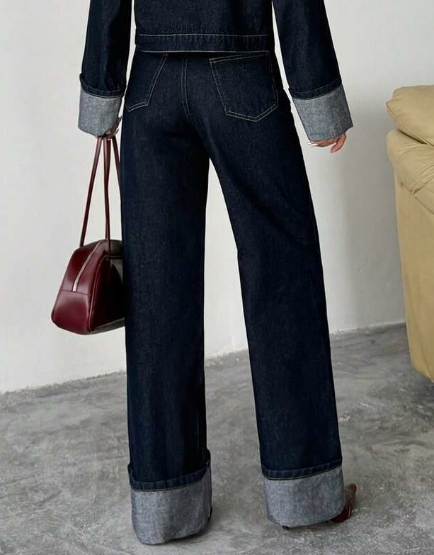 NIEBIESKIE SPODNIE JEANS