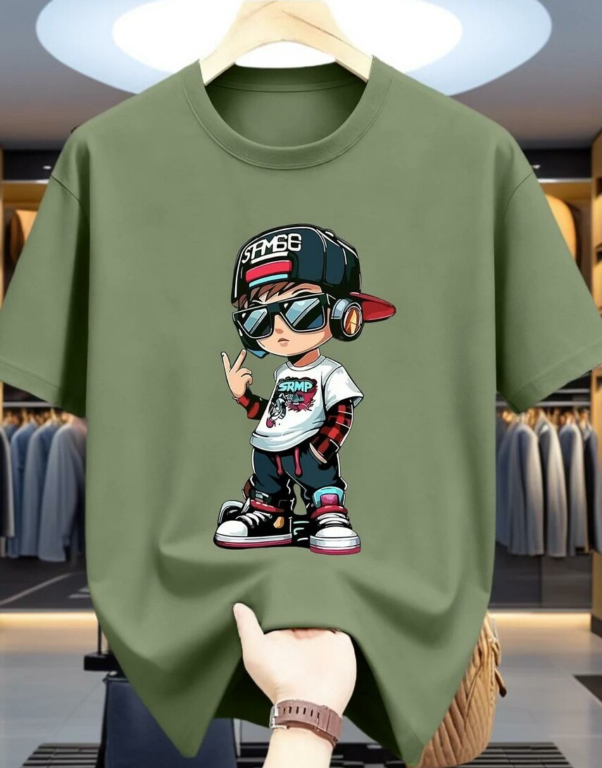 zielony T-SHIRT PRINT