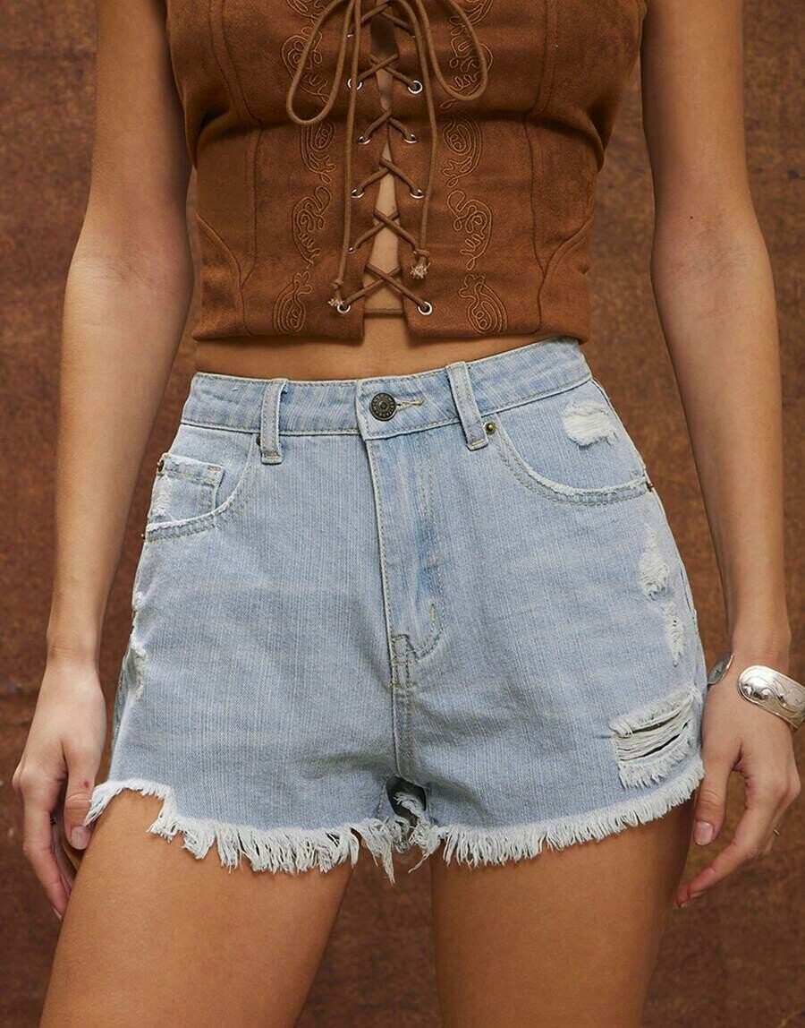 KRÓTKIE SPODENKI JEANS