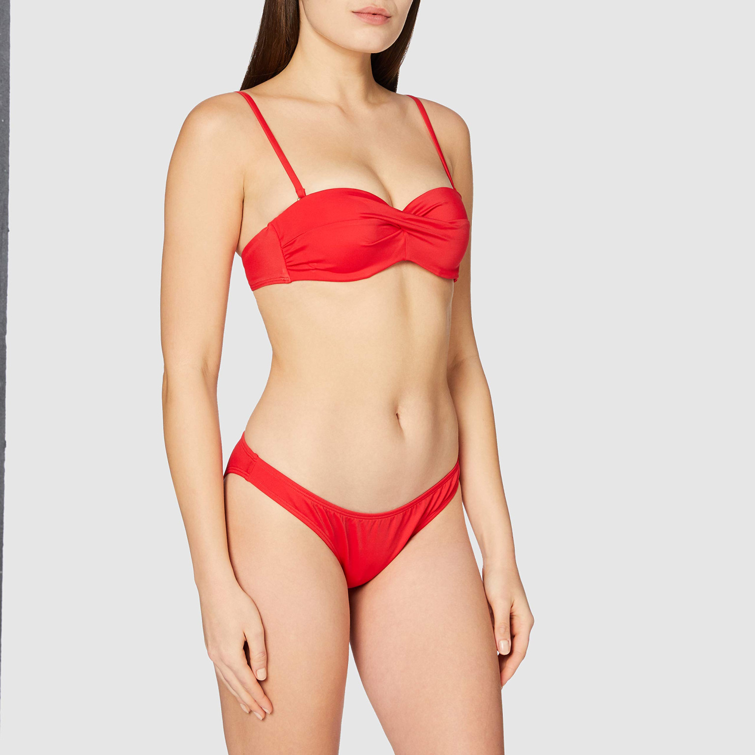 czerwony DÓŁ OD BIKINI