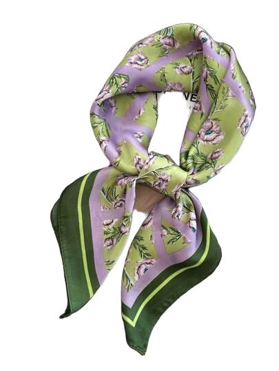 chusta print kwiaty