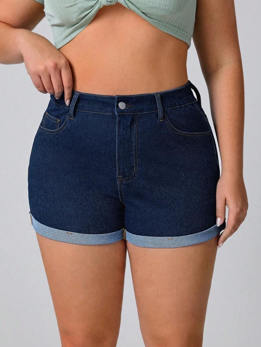 krótkie spodenki jeans