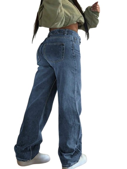 NIEBIESKIE SPODNIE JEANS