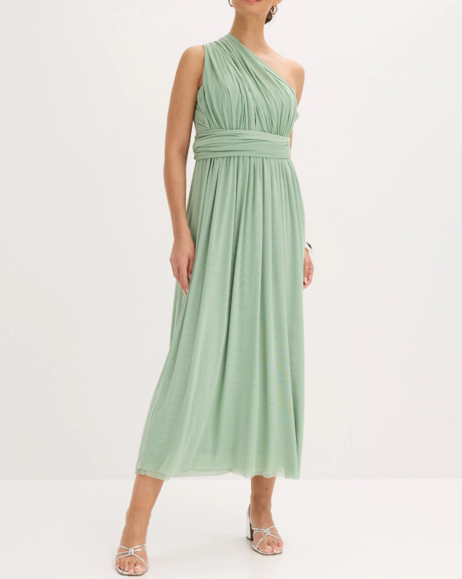 ELEGANCKA SUKIENKA MAXI Z DEKOLTEM SERCE PROSTY FASON