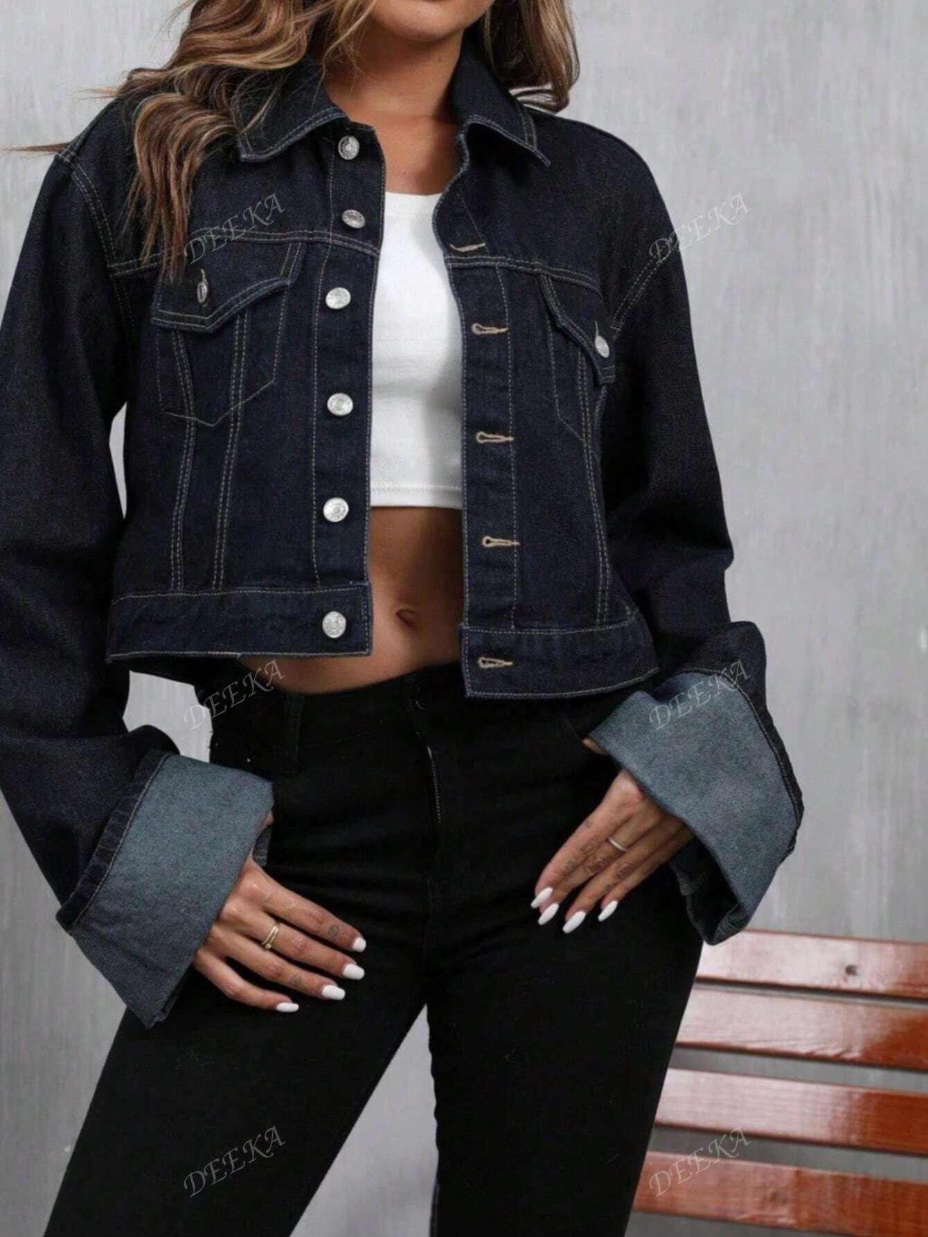 niebieska kurtka jeans