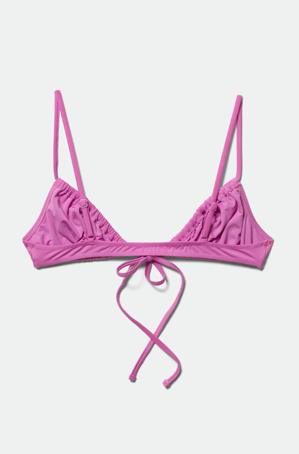 FIOLETOWA GÓRA OD BIKINI WIĄZANIE
