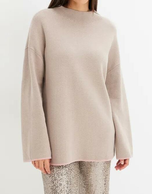 SWETER DWUSTRONNY Z DZIANINY