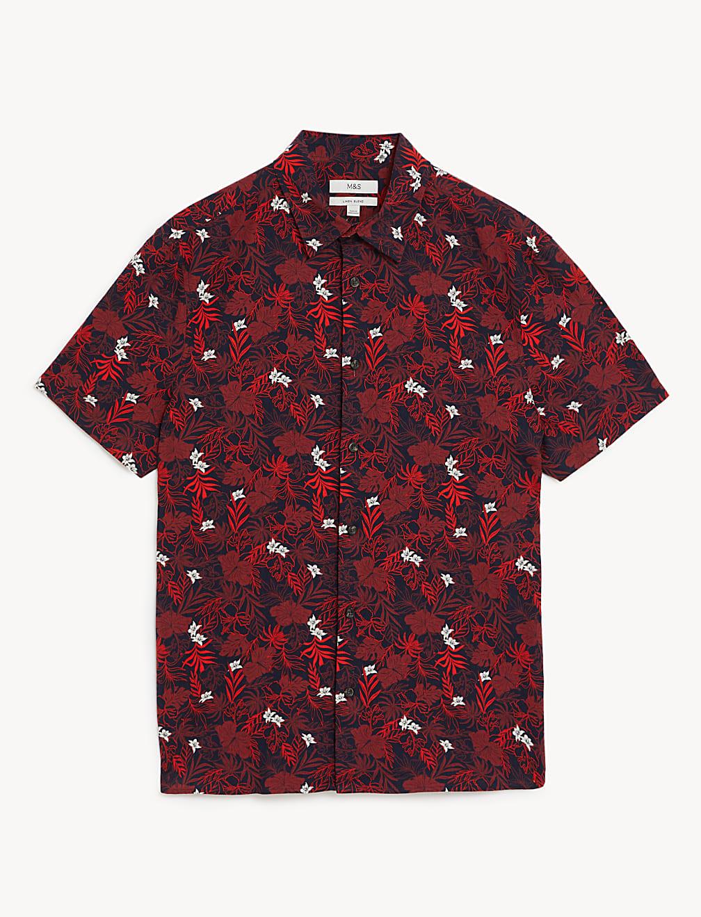 koszula krótki rękaw print T25-2511M-B4