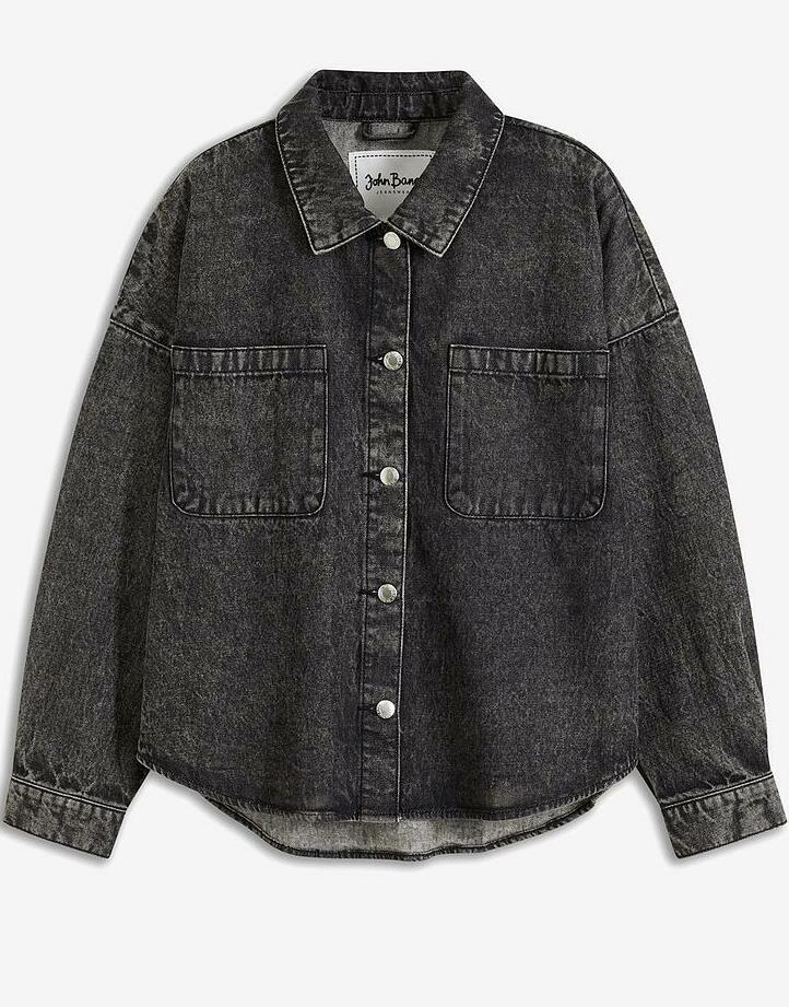 JEANSOWA KOSZULA OVERSIZE 