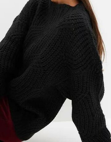 SWETER DZIANINOWY DAMSKI