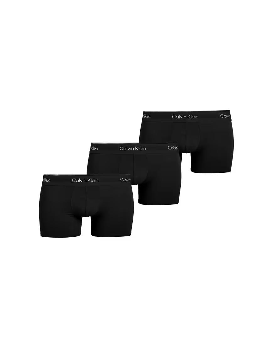 CZARNE BOKSERKI LOGO 3-PACK