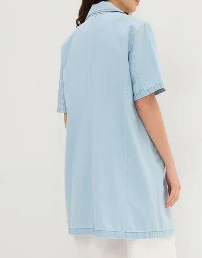 PŁASZCZ JEANSOWY OVERSIZE