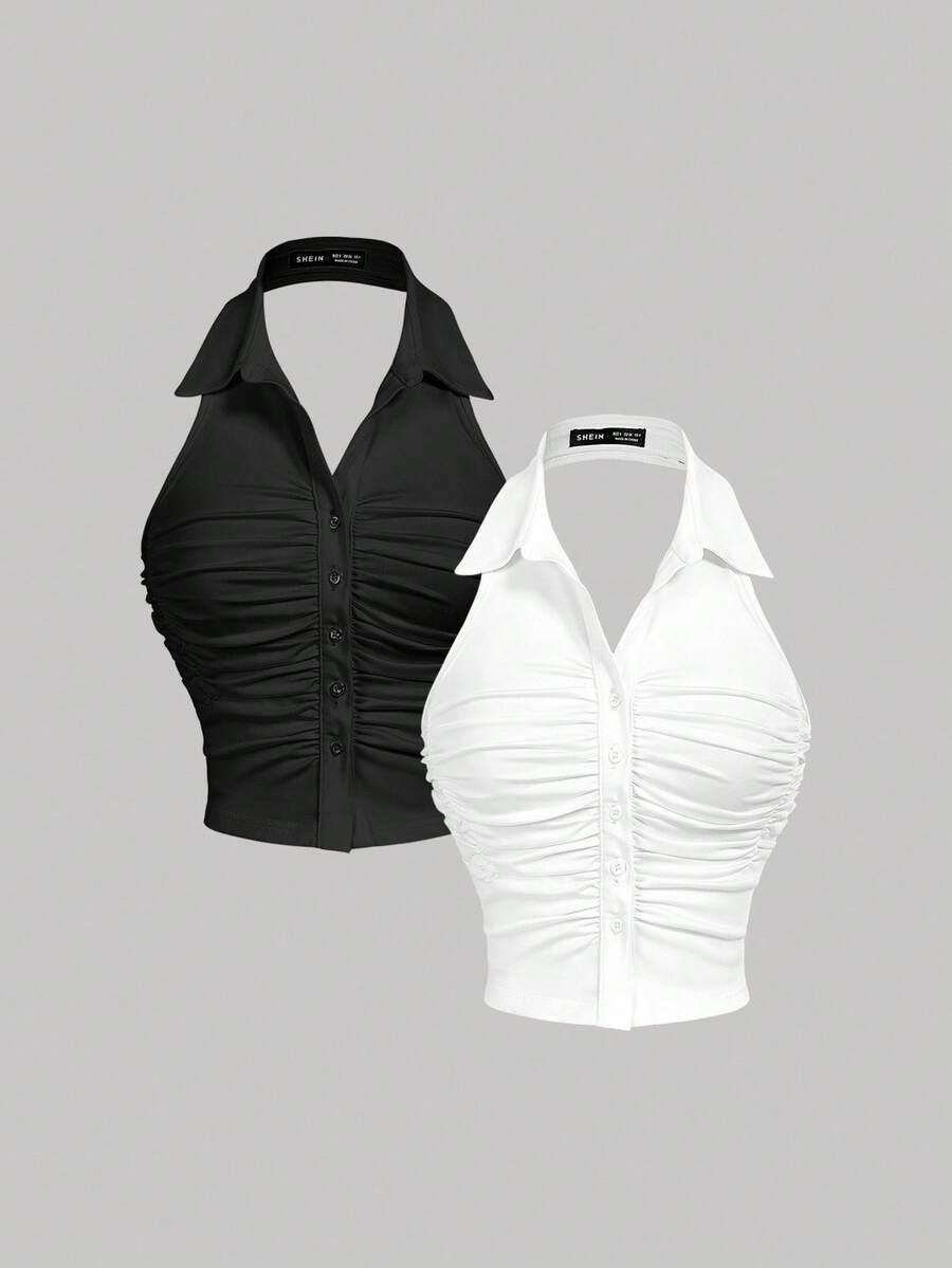 top marszczenie 2-pack