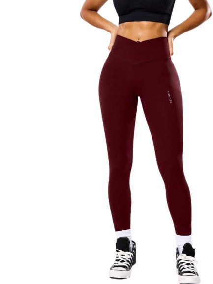 BORDOWE LEGGINSY WYSOKI STAN