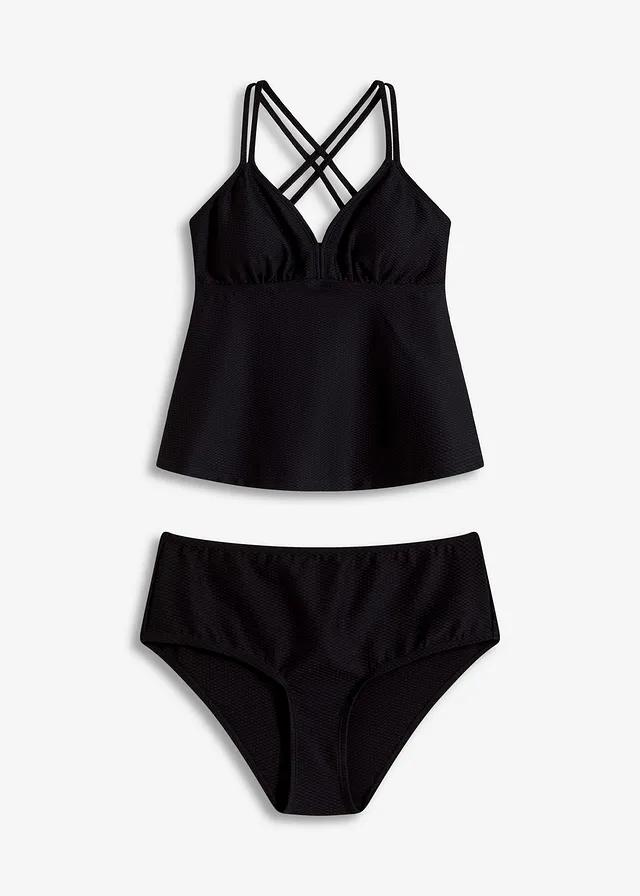 TANKINI ZE STRUKTURALNEGO MATERIAŁU 