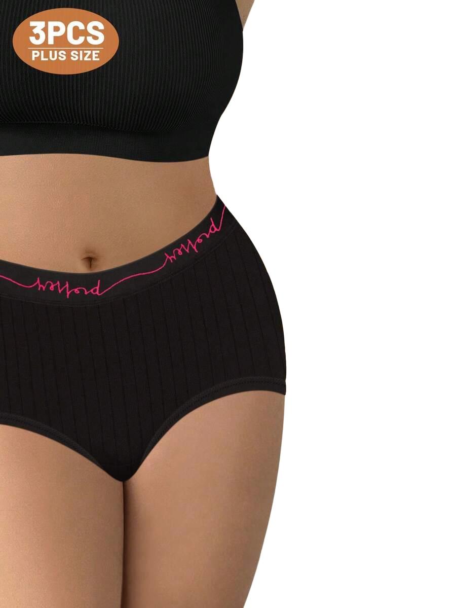 czarne majtki 3-pack
