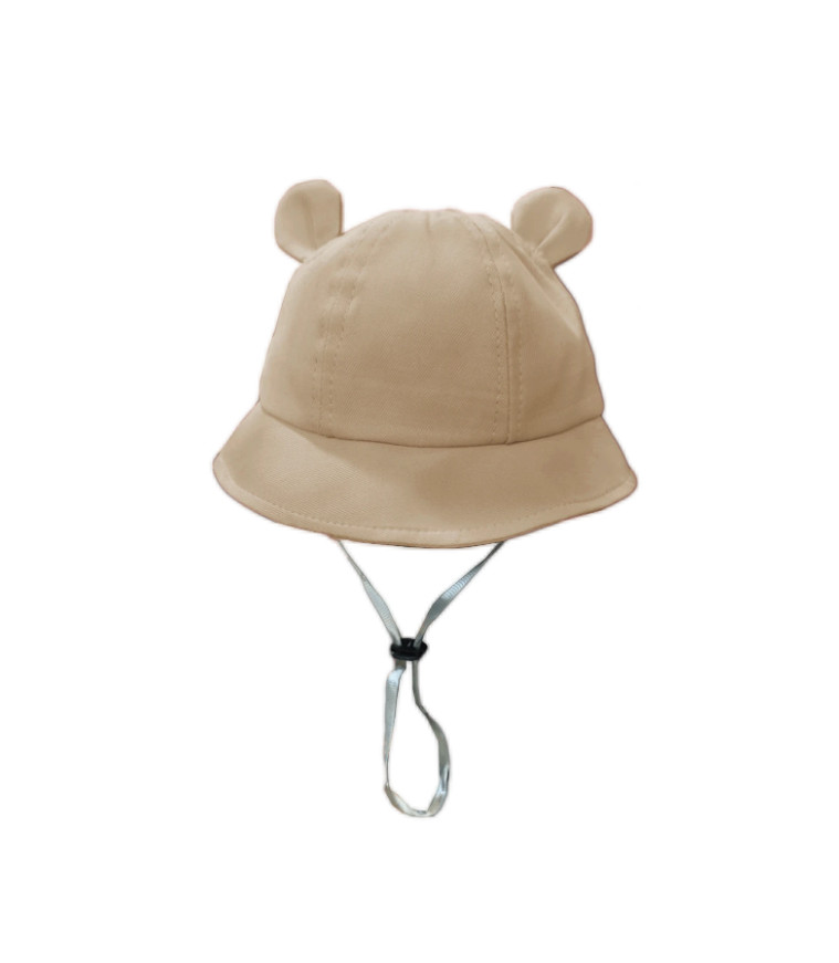 beżowy kapelusz bucket