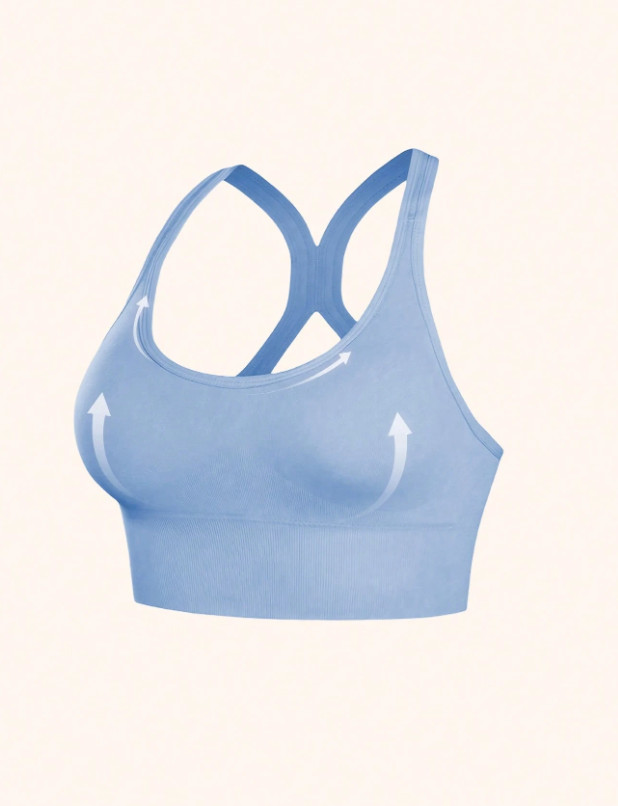 NIEBIESKI TOP SPORTOWY