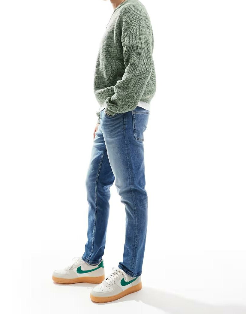 NIEBIESKIE SPODNIE JEANS
