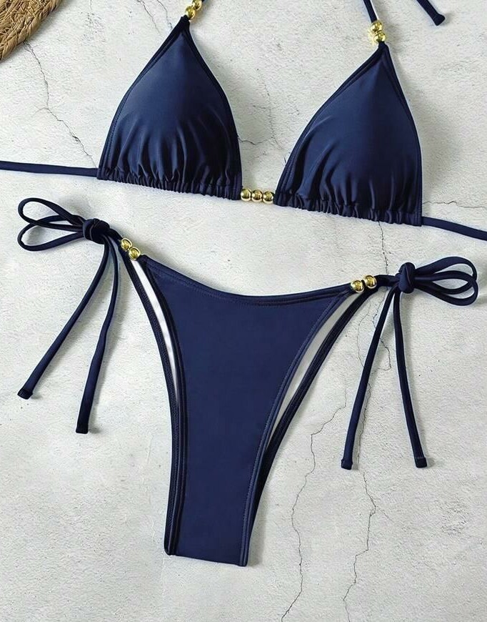 GRANATOWY DÓŁ OD BIKINI