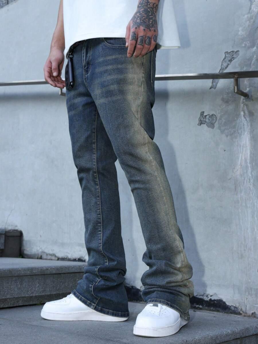 NIEBIESKIE SPODNIE JEANS