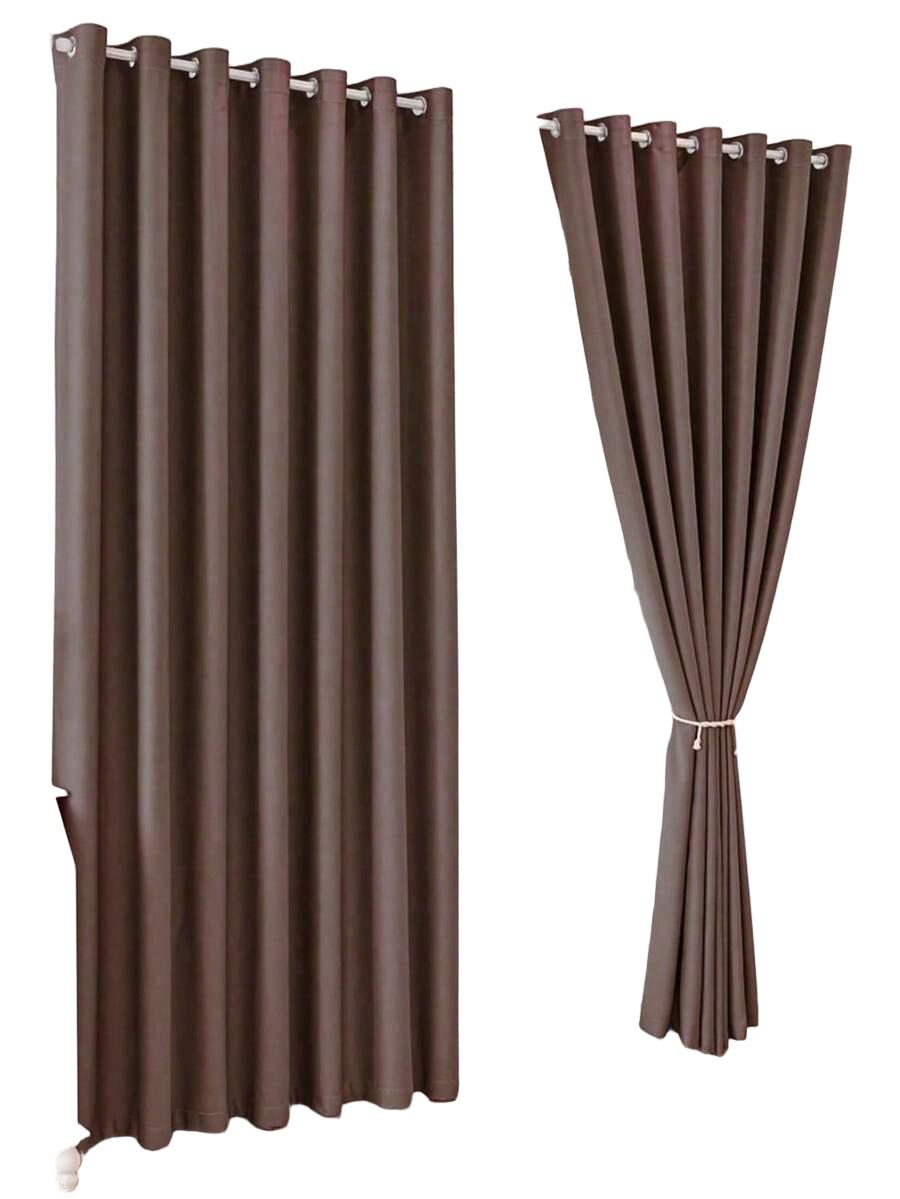 brązowe ZASŁONY 2-PACK