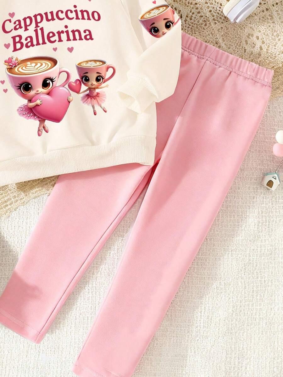 RÓŻOWE LEGGINSY GUMKA