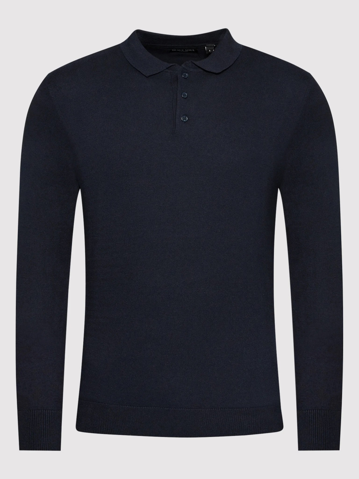 GRANATOWY SWETER POLO