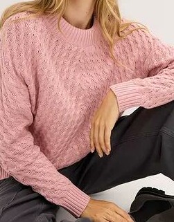 SWETER DAMSKI ZE STÓJKĄ