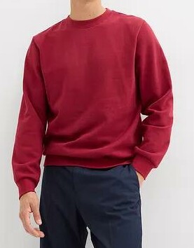 BLUZA MĘSKA Z OKRĄGŁYM DEKOLTEM