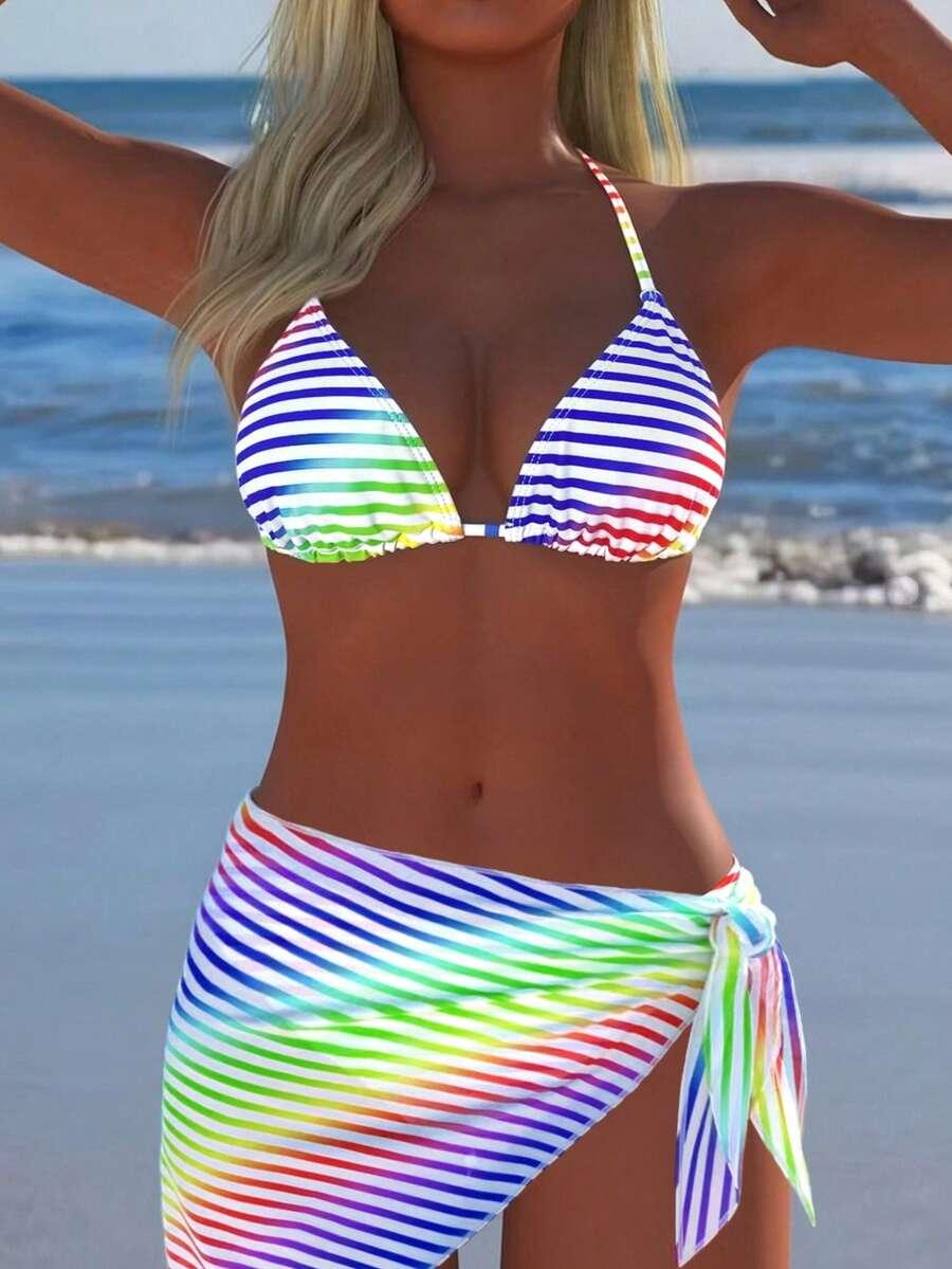 trzyczęściowy komplet bikini