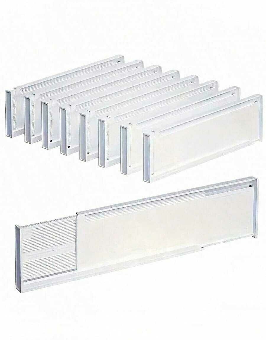 biały organizer do szuflady dzielnik 5-pack