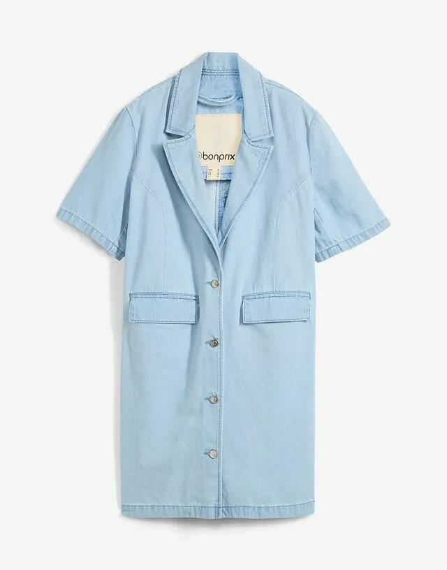 PŁASZCZ JEANSOWY OVERSIZE