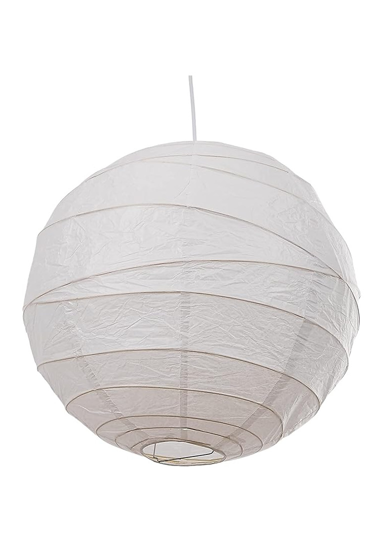 LAMPION PAPIEROWY abażur klosz biały 2-sztuki