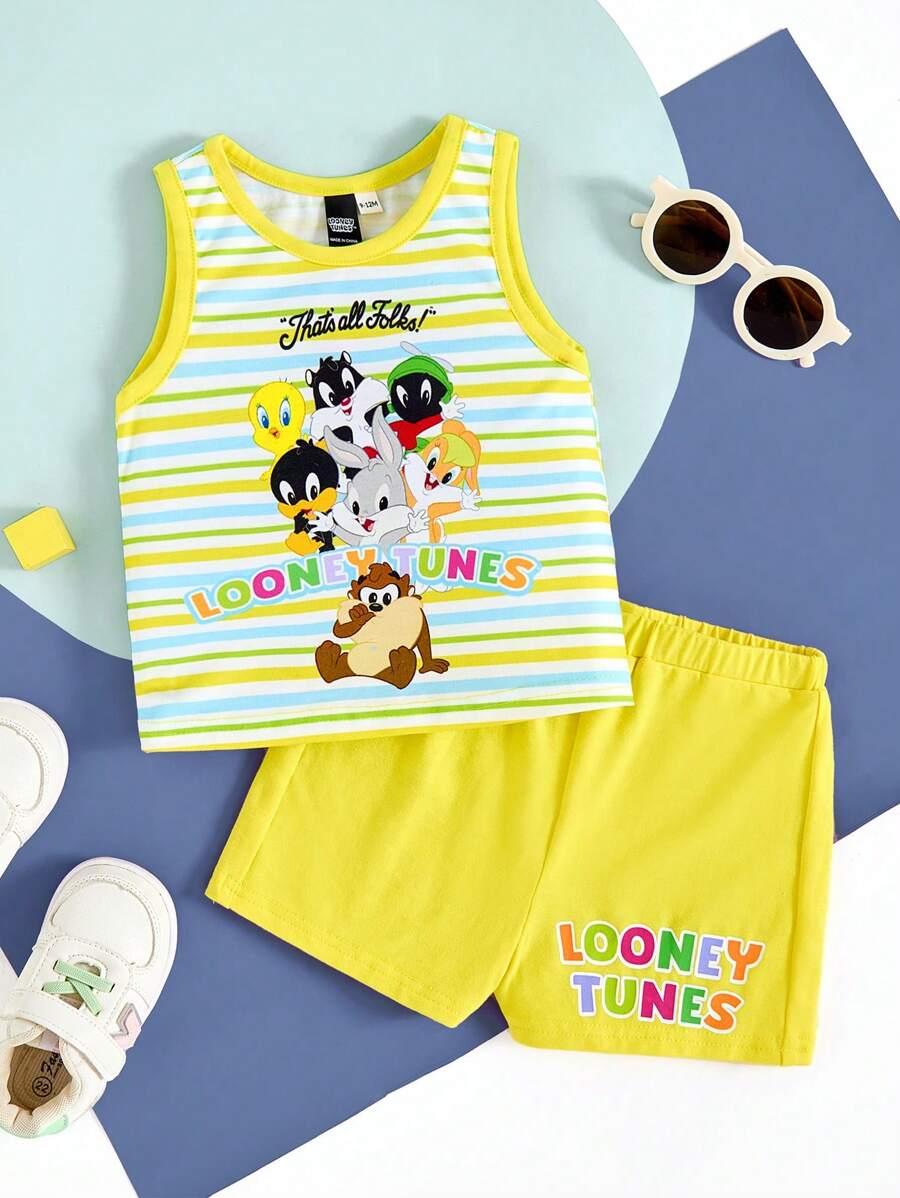 komplet bluzka spódniczka looney tunes