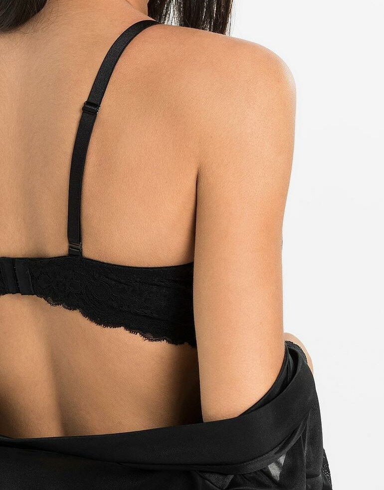 BIUSTONOSZ DAMSKI PLUS SIZE USZTYWNIANY Z ZAPIĘCIEM Z TYŁU