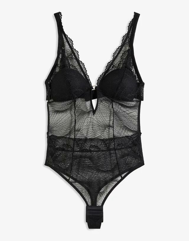 BIELIZNA DAMSKA TYPU BODY SZPIC STRINGI REGULAR RAMIĄCZKA