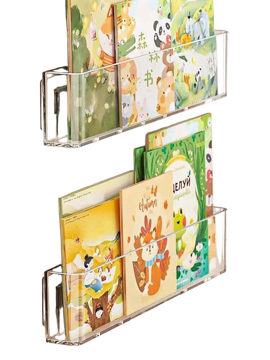 przezroczysta półka ścienna 2-pack