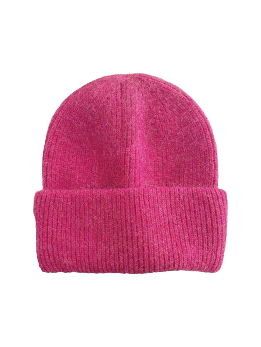 różowa czapka beanie