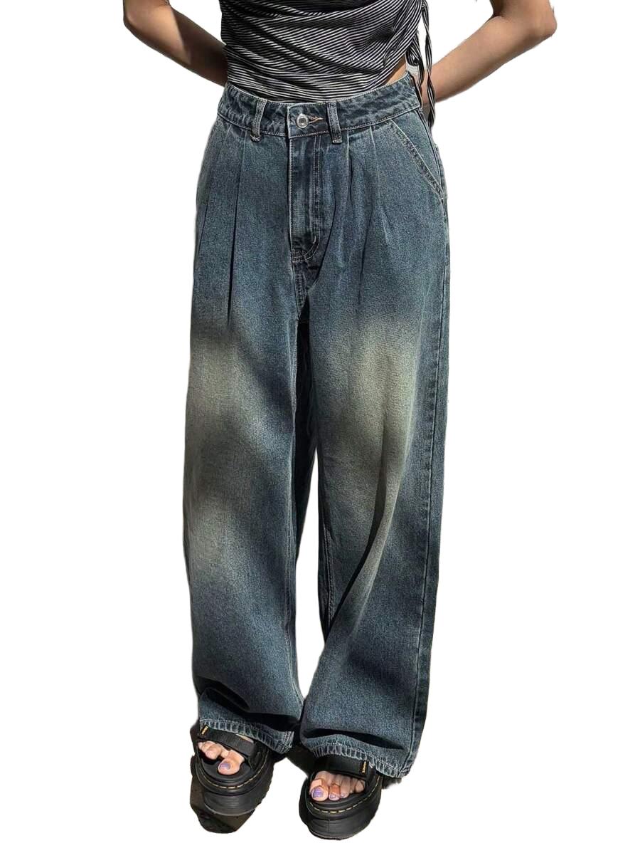 JEANSY DAMSKIE MOM FIT WYSOKI STAN