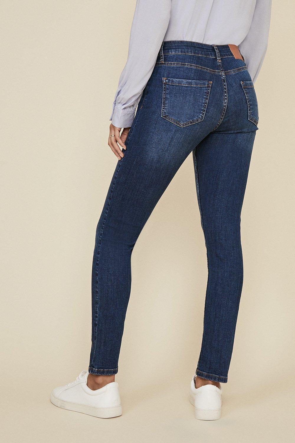 niebieskie SPODNIE JEANS