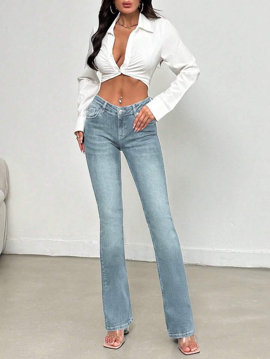 NIEBIESKIE JEANSY KIESZENIE 